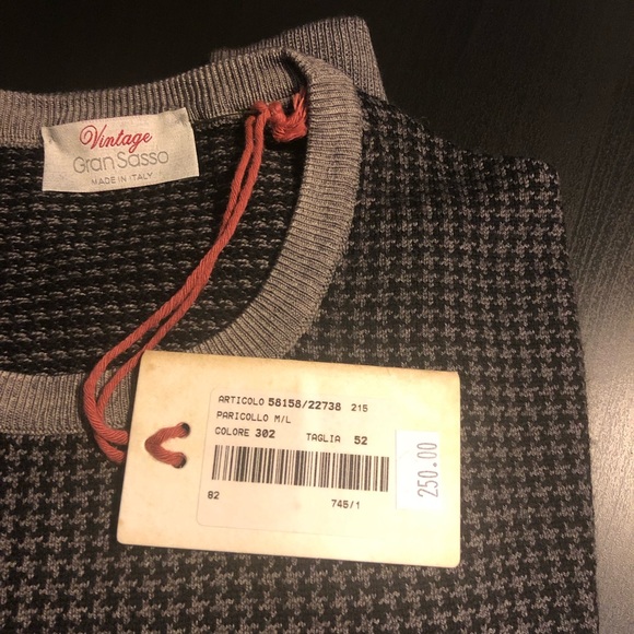 Gran Sasso Wool Sweater 52 - Picture 2 of 10